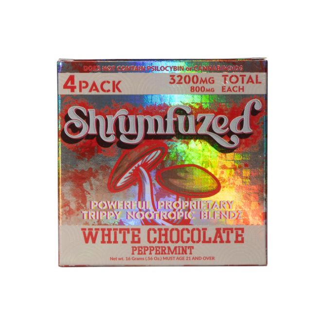 White Chocolate Peppermint Shrumfuzed Nootropic Mushroom Gummies 4 Piece