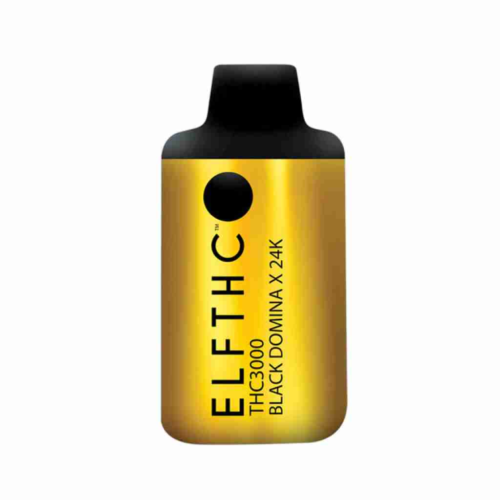 ELF THC THC 3000 Limited Edition Disposable Vape 3g Black Domina X 24K