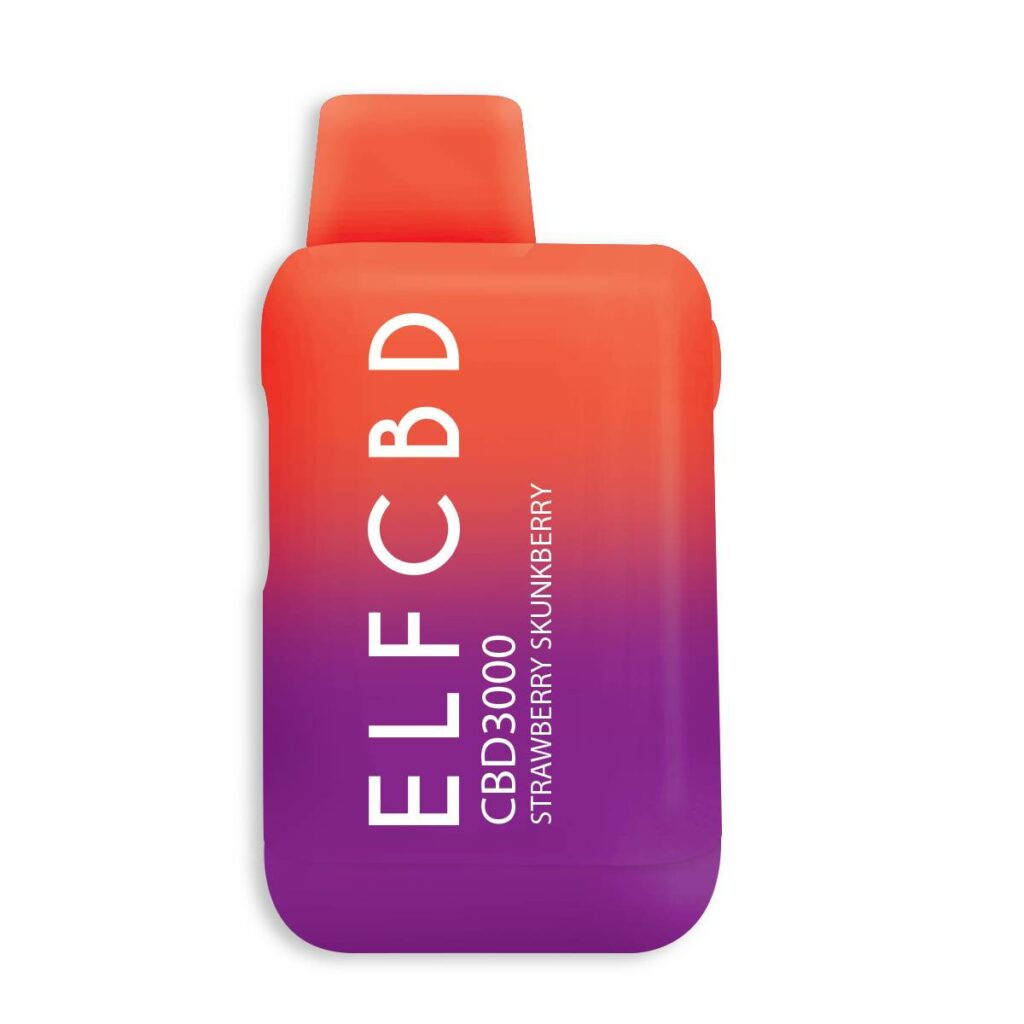 elfcbd 3000 premium cbd disposables strawberry skunkberry