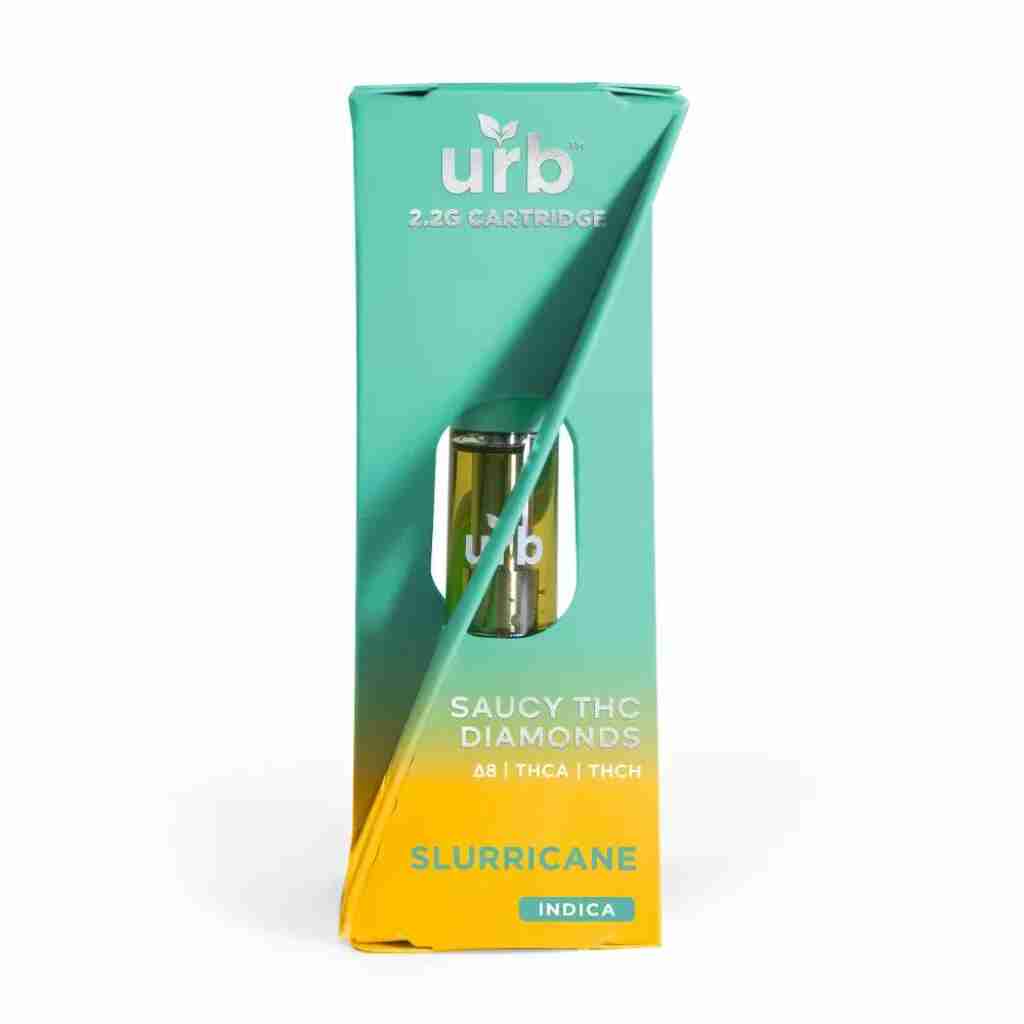 urb saucy thc diamonds cartridges slurricane