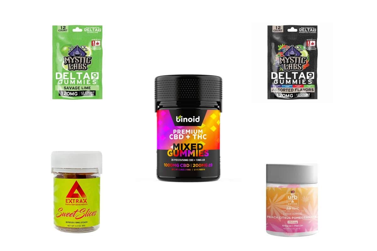 10 MG delta 8 and delta 9 gummies for sale