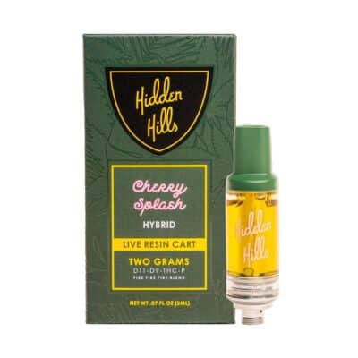 hidden hills club triple fire blend cartridges cherry splash
