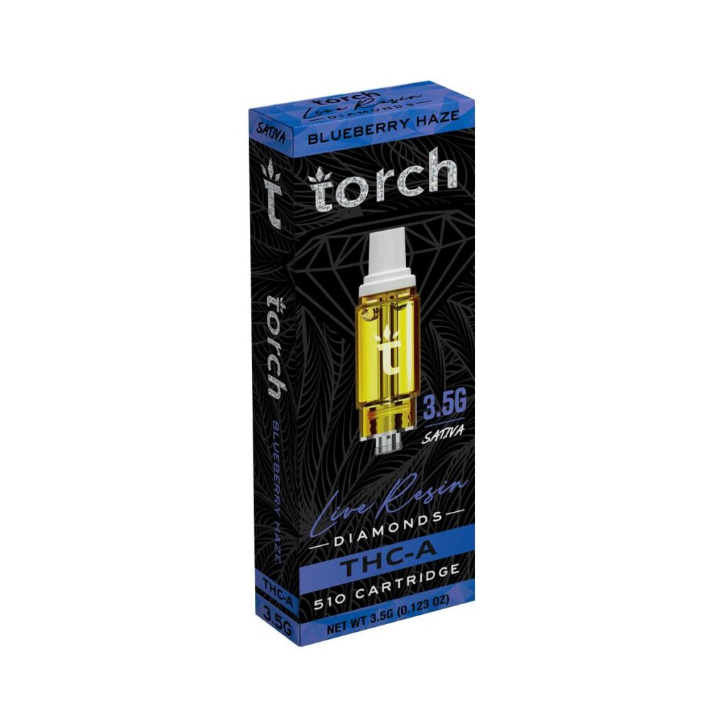 torch diamond thca cartridges blueberry haze
