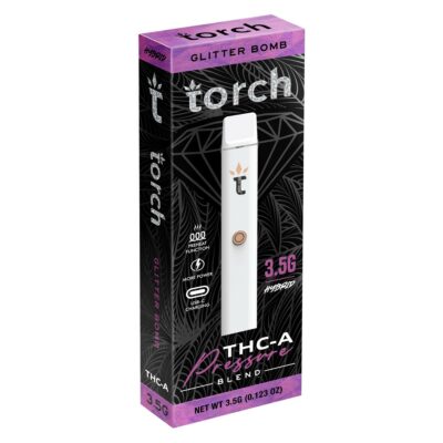 torch thca pressure blend disposables glitter bomb