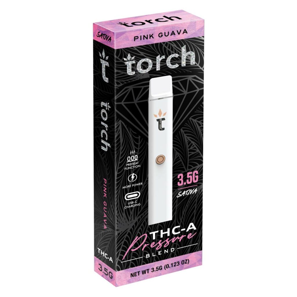 torch thca pressure blend disposables pink guava