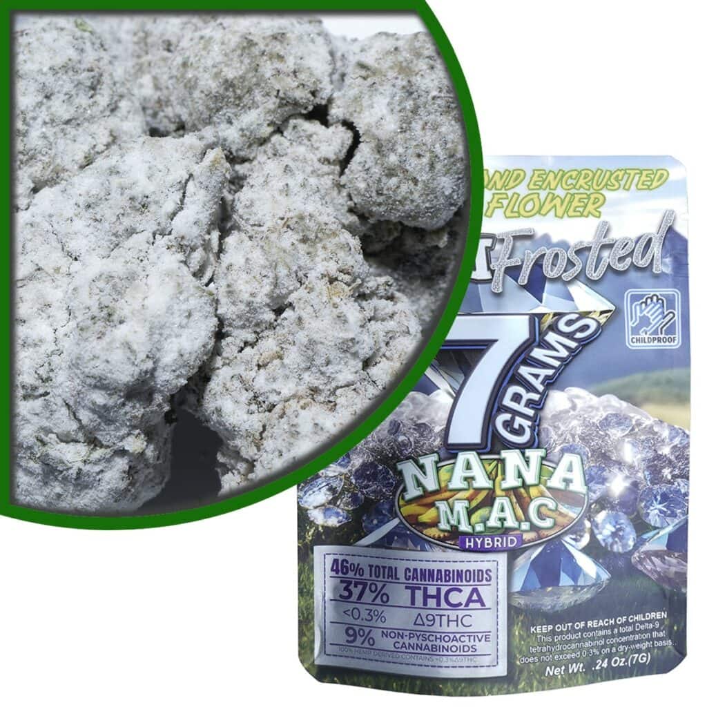 Dazed Frosted Premium Indoor THCa Flower 7g Nana Mac