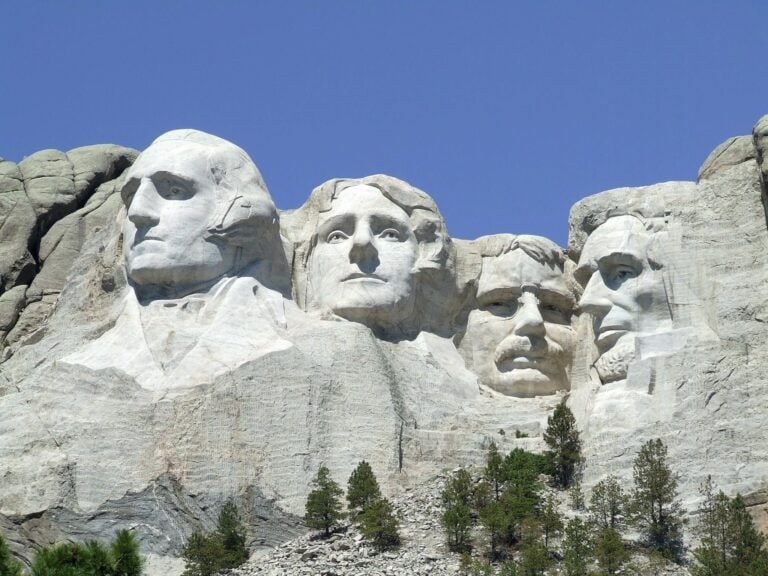 Mount Rushmore in north dakota