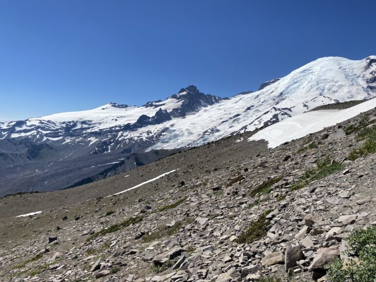 Snow Covered Mountain in Washington state
