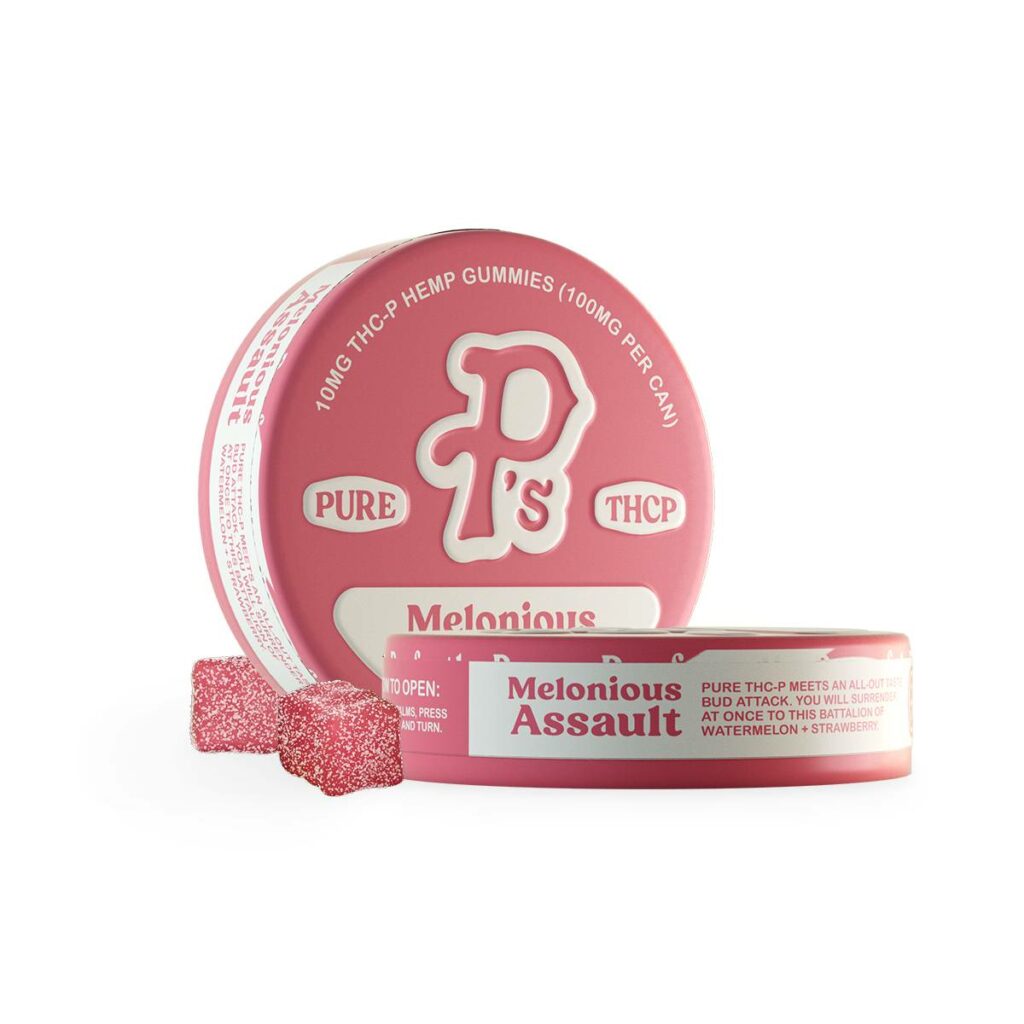 Pushin P’s Pure THCP Gummies 10pcs Melonious Assault