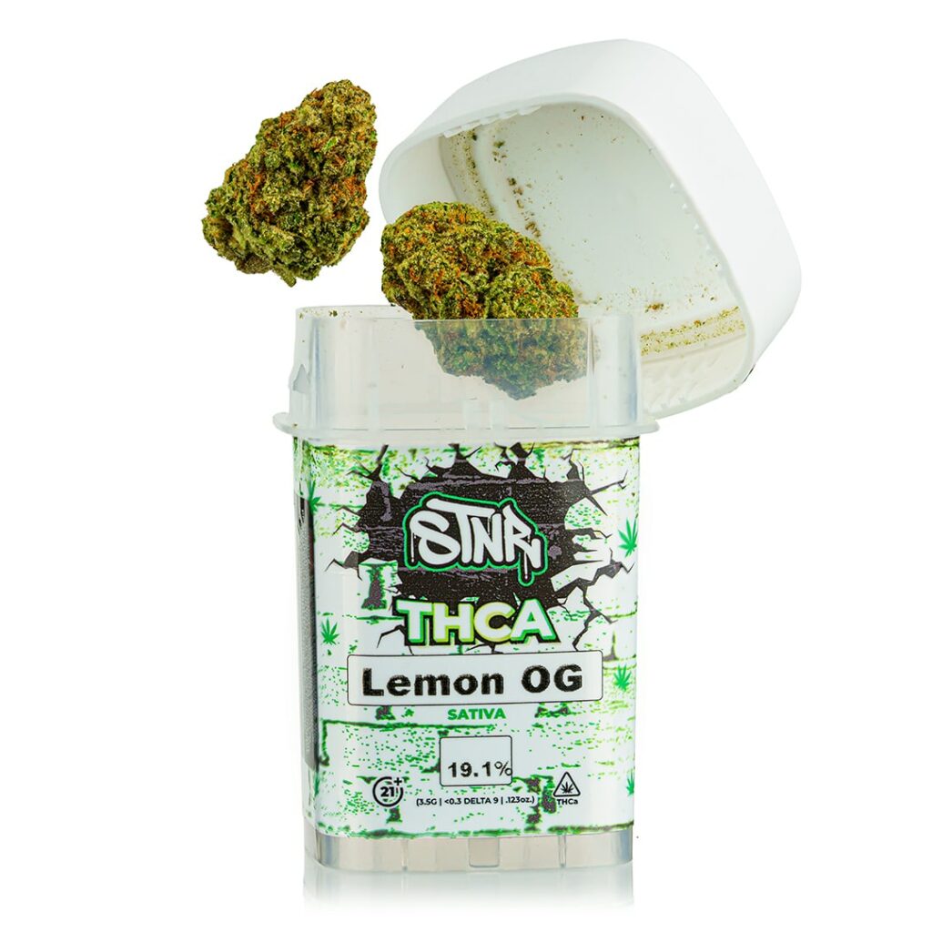 stnr creations thca flower 3.5g lemonOG small
