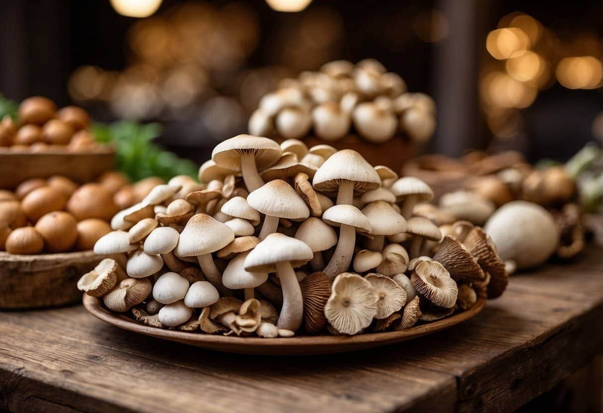A Lot of Mushrooms on a plate