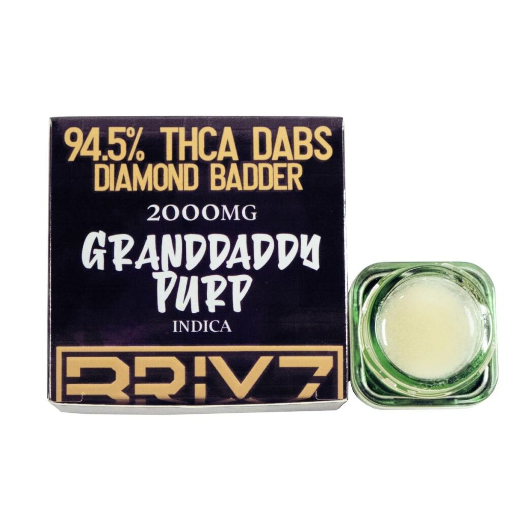 BRIXZ NYC THCa Diamond Badder Dabs Granddaddy Purp 2g