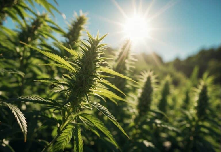 Beautiful Sativa Strains Close Up View
