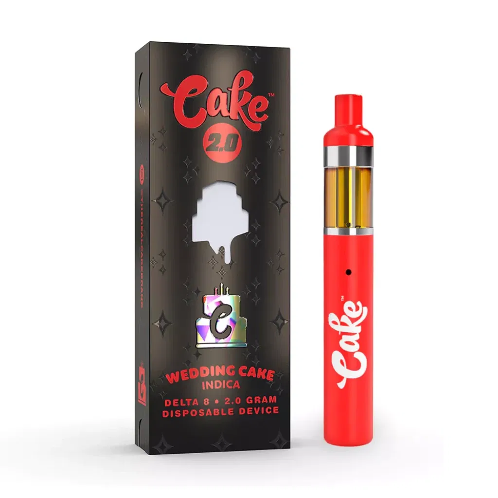 cake delta-8 thc disposable vape pen wedding cake flavor