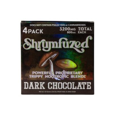 Dark Chocolate Shrumfuzed Nootropic Mushroom Chocolate 4 Pieces