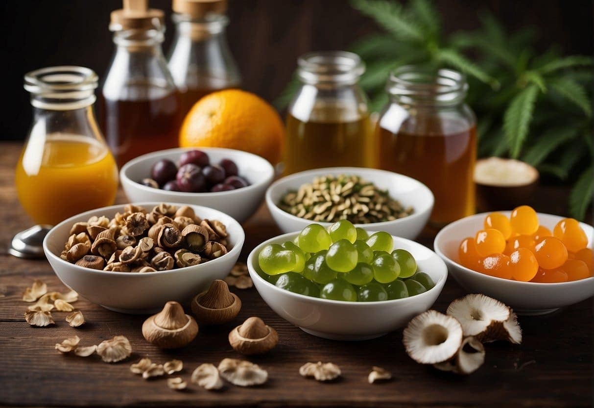 Ingredients for making mushroom gummies more nutritional in nature.