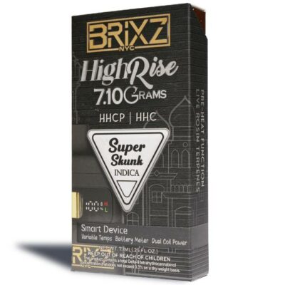 brixz nyc high rise hhc hhcp disposable 7.1g super skunk