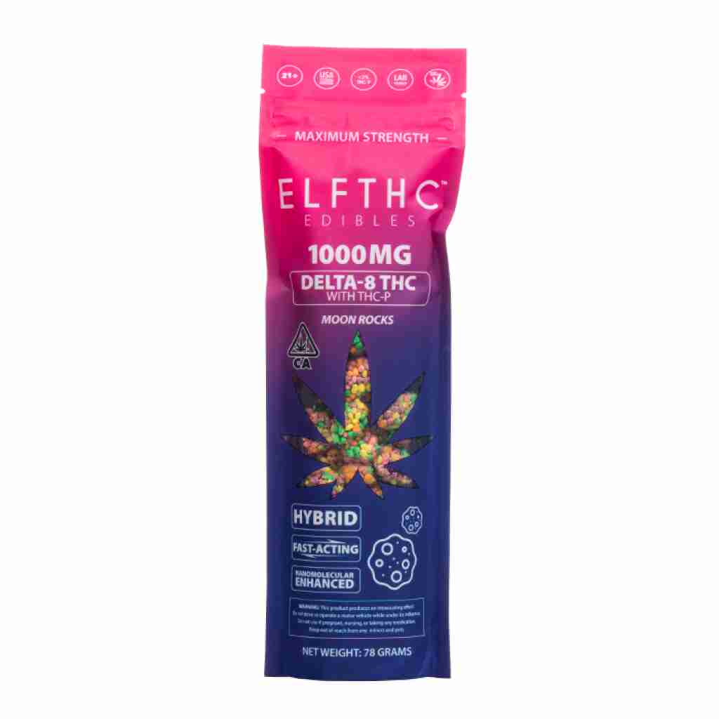 elf thc edibles gummies 1000mg moon rocks