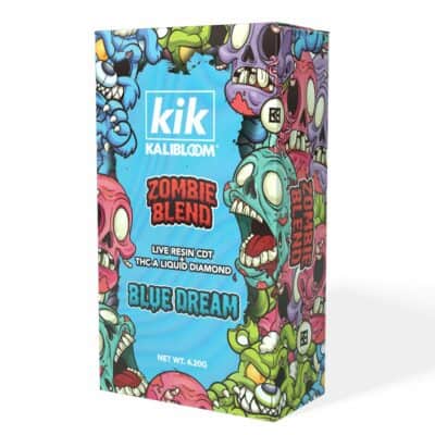 kik kalibloom zombie blend disposables 4.2g blue dream