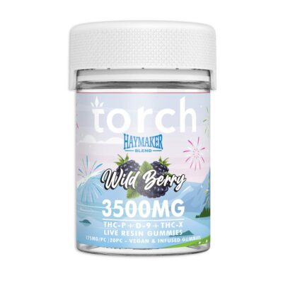 torch haymaker blend gummies 3500mg wild berry