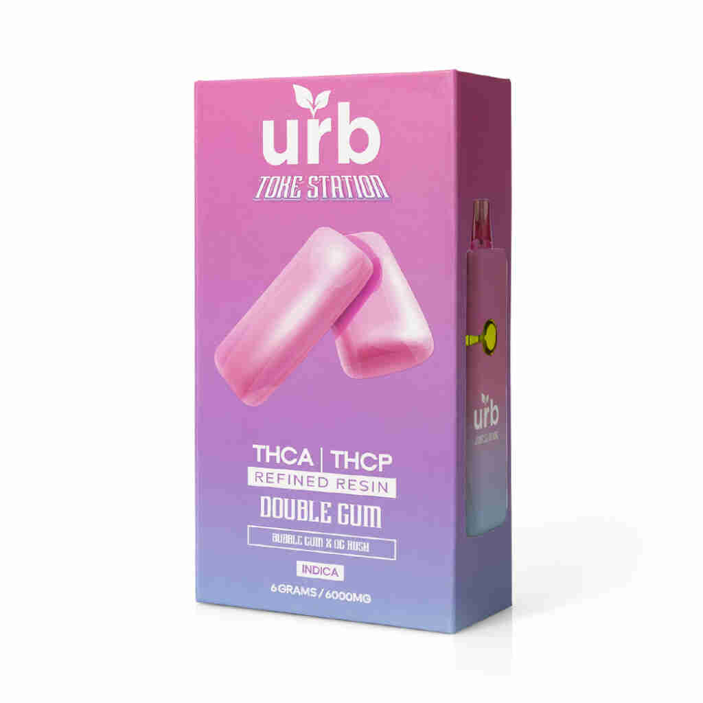 URB toke station refined resin disposables 6g double gum