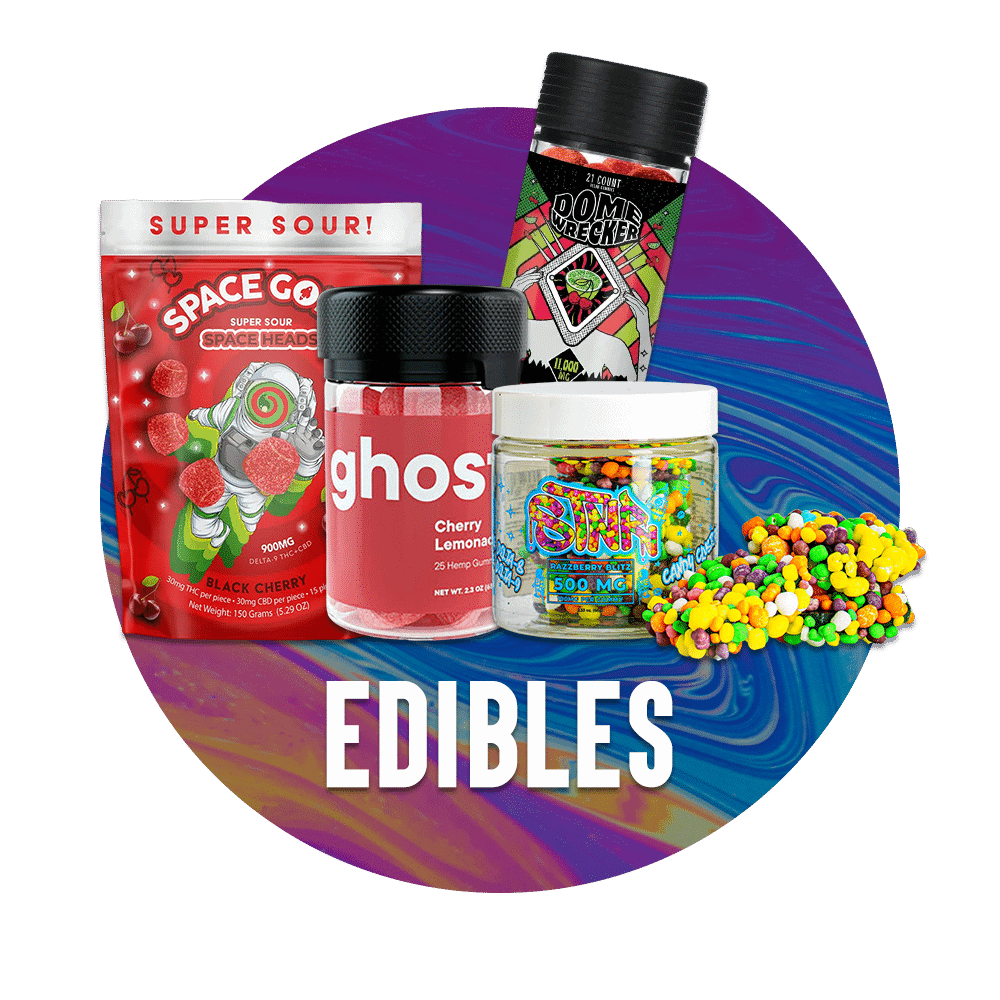 A collection of home candy containers.