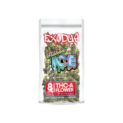 Exodus THCa Indoor Flower Packs 8 Grams Italian Ice
