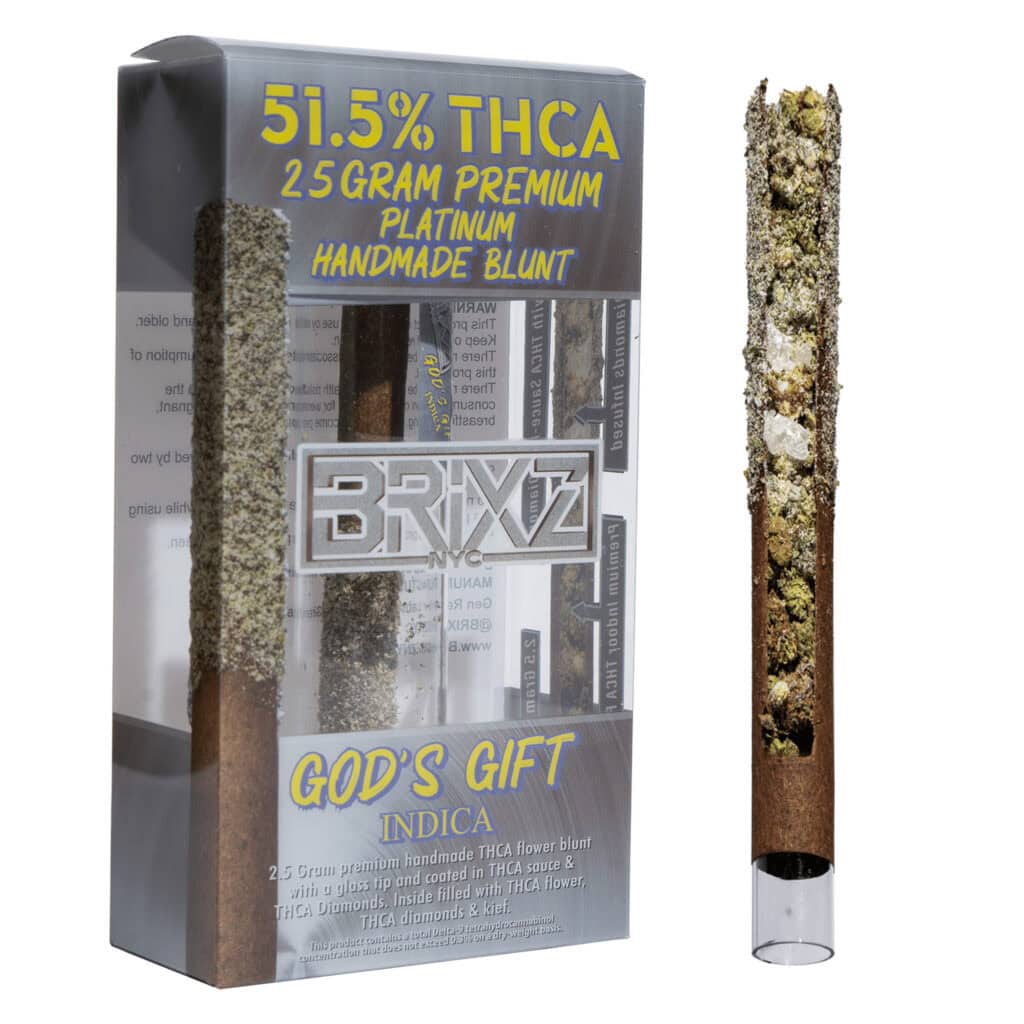 BRIXZ Platinum THCa Pre-Roll 2.5g God's Gift