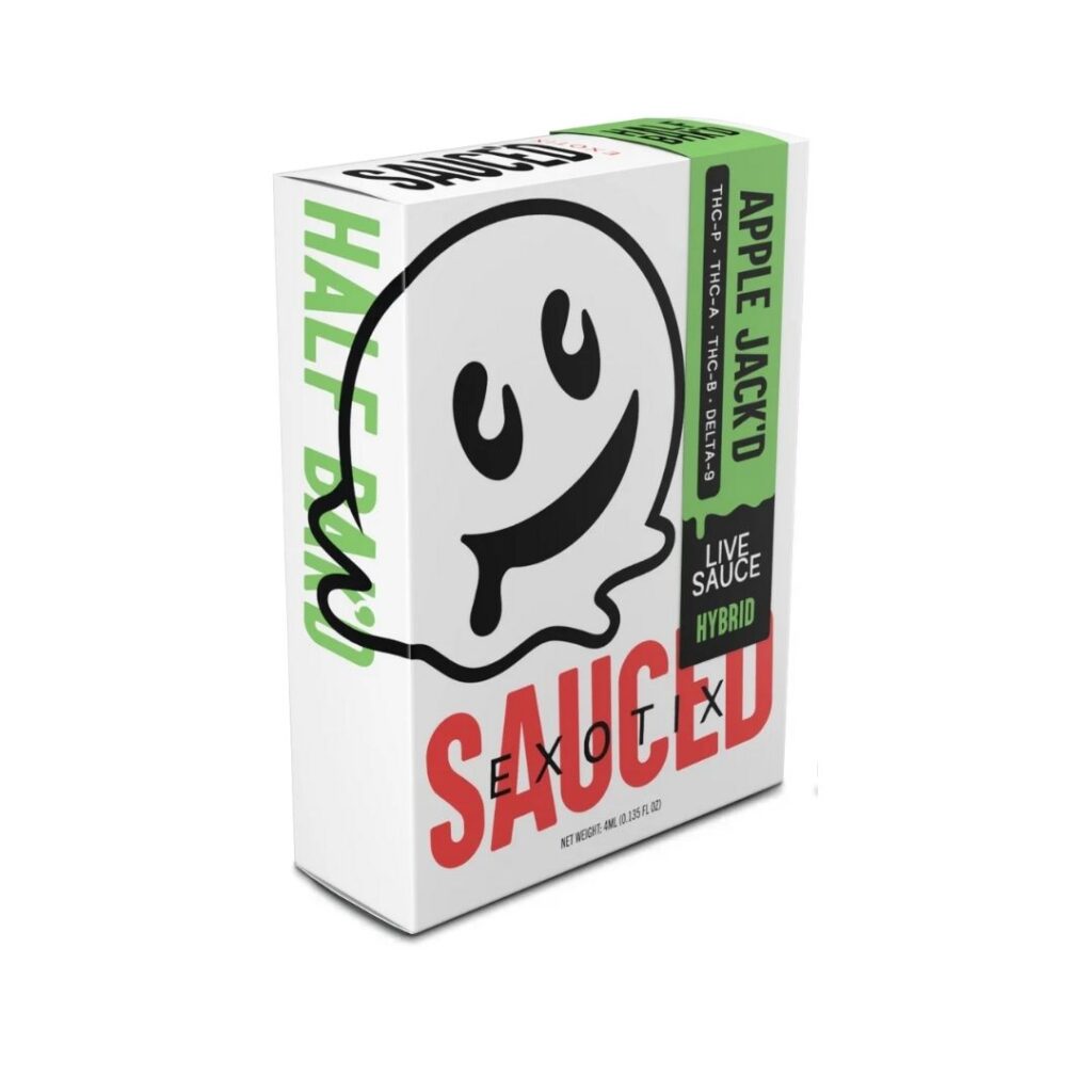 Half Bak’d Sauce’d Exotix Disposables 4g Apple Jack'd - Hybrid