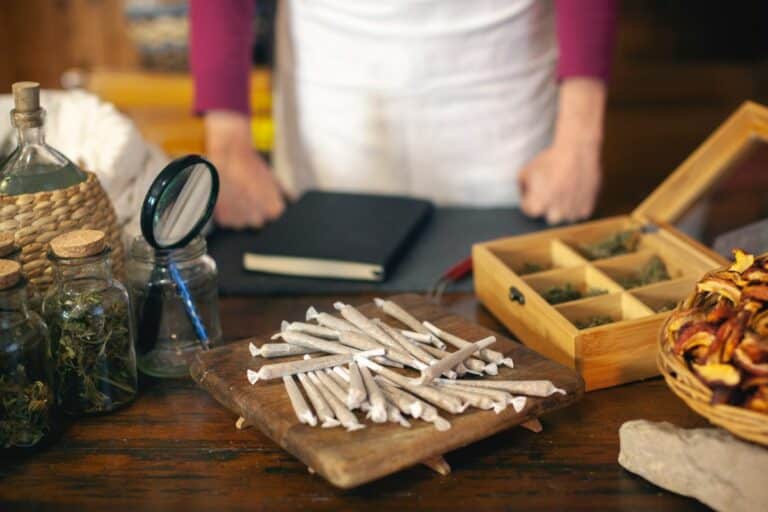 High quality pre rolls on a table for beginners
