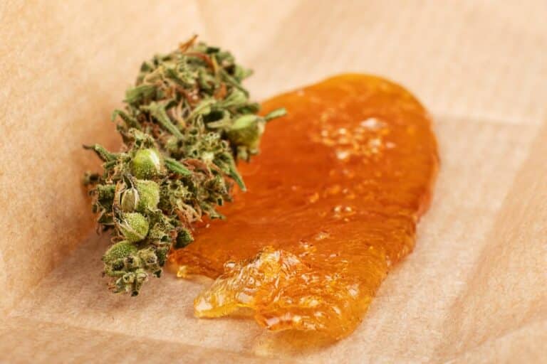 One gram of cannabis wax