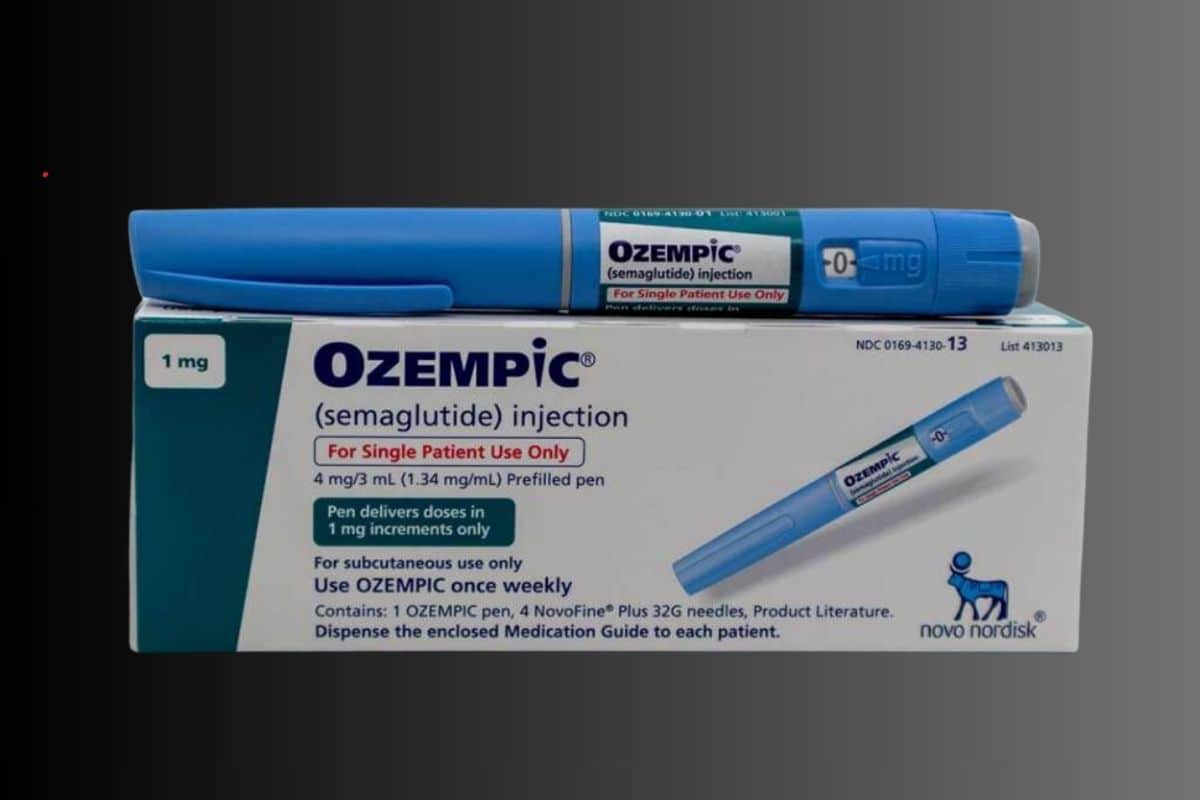 Ozempic injection kept on its box
