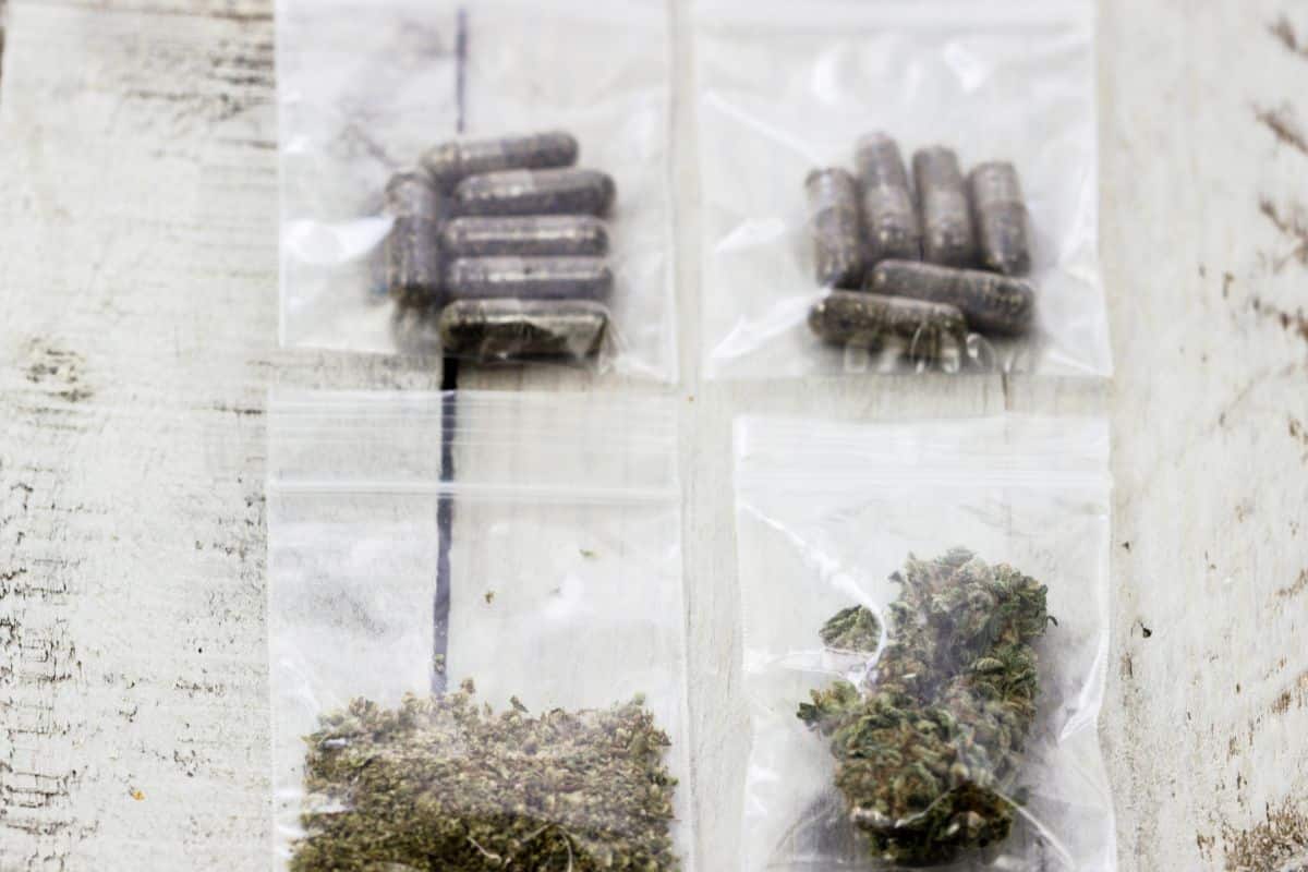 Various forms of cannabis