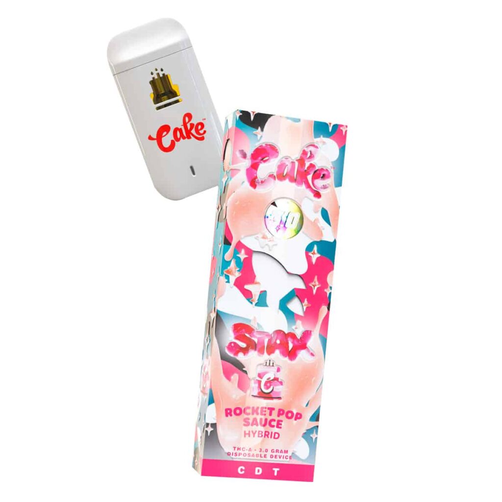 cake stax disposables 3g rocket pop sauce
