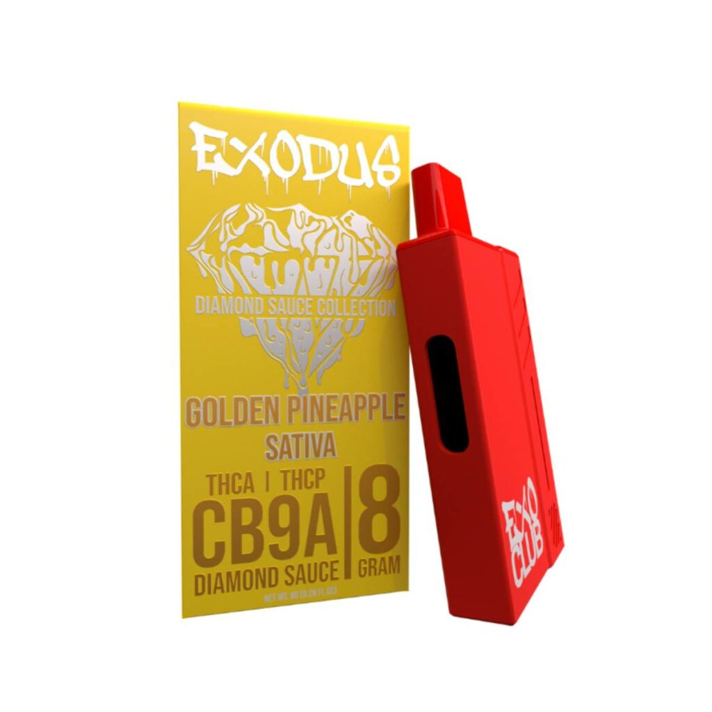 Exodus Diamond Sauce Collection CB9A Disposables 8g Golden Pineapple