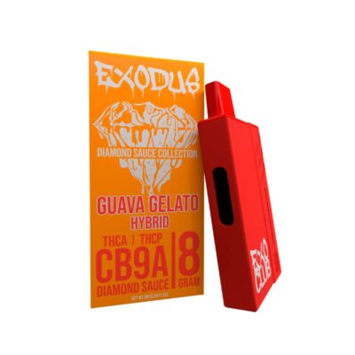 exodus diamond sauce collection cb9a disposables 8g guava gelato