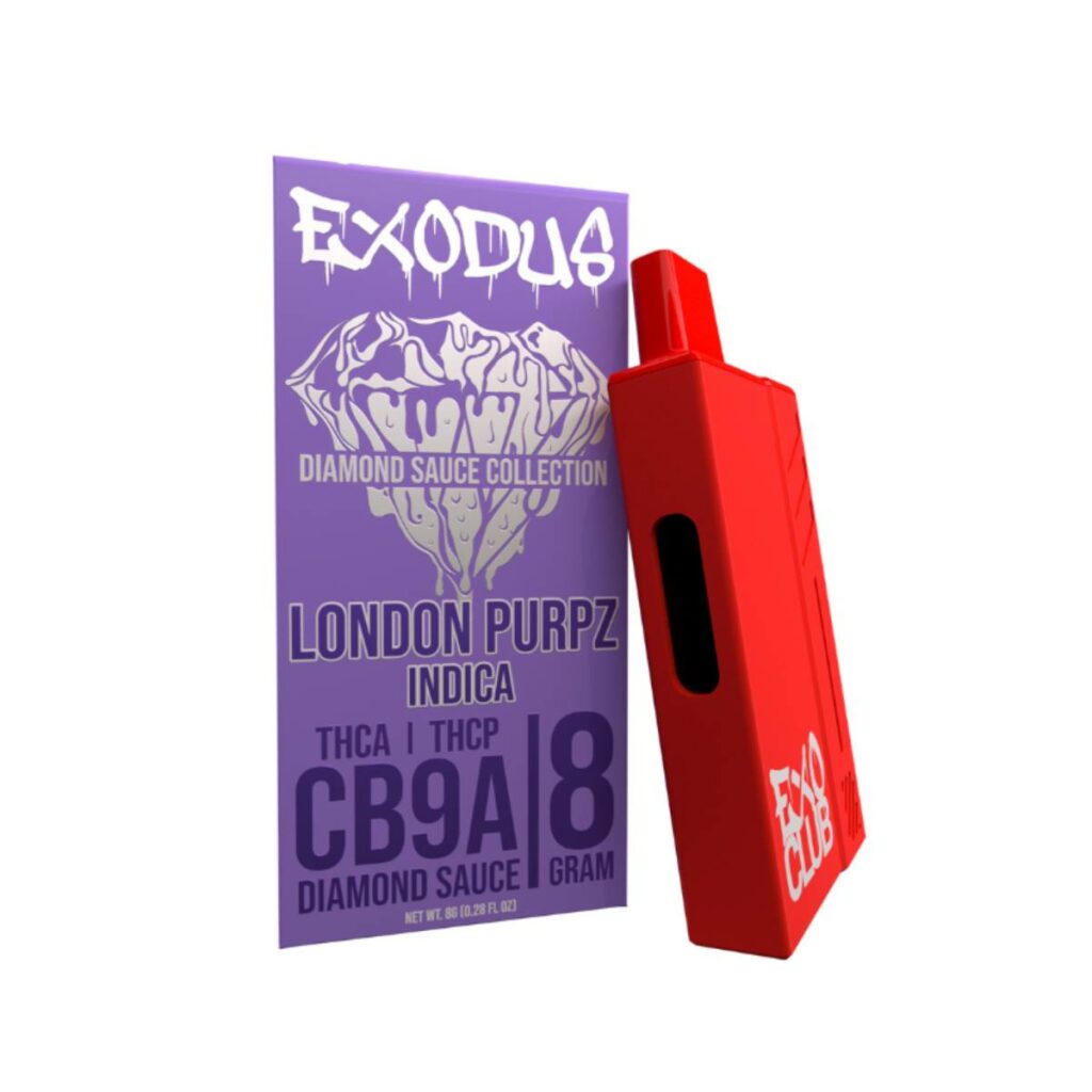 exodus diamond sauce collection cb9a disposables 8g london purpz
