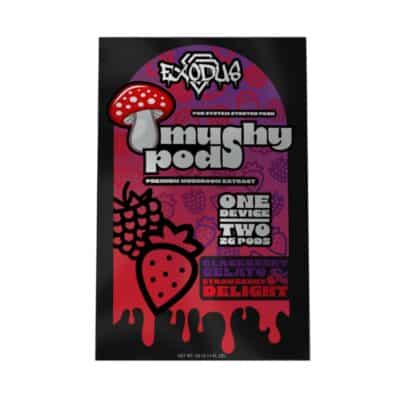 exodus mushy pods premium mushroom extract cartridges mushy starter pods
