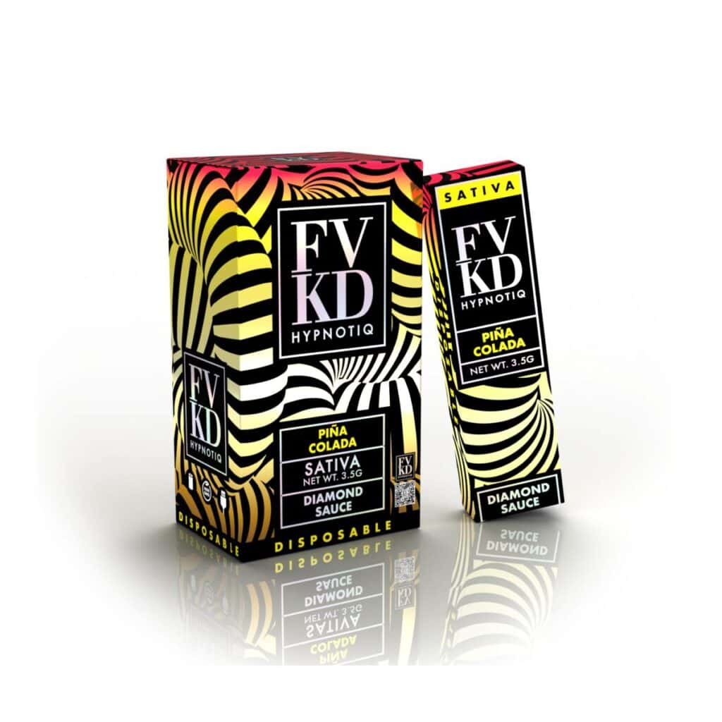 fvkd hypnotiq diamond sauce disposables 3.5g pina colada