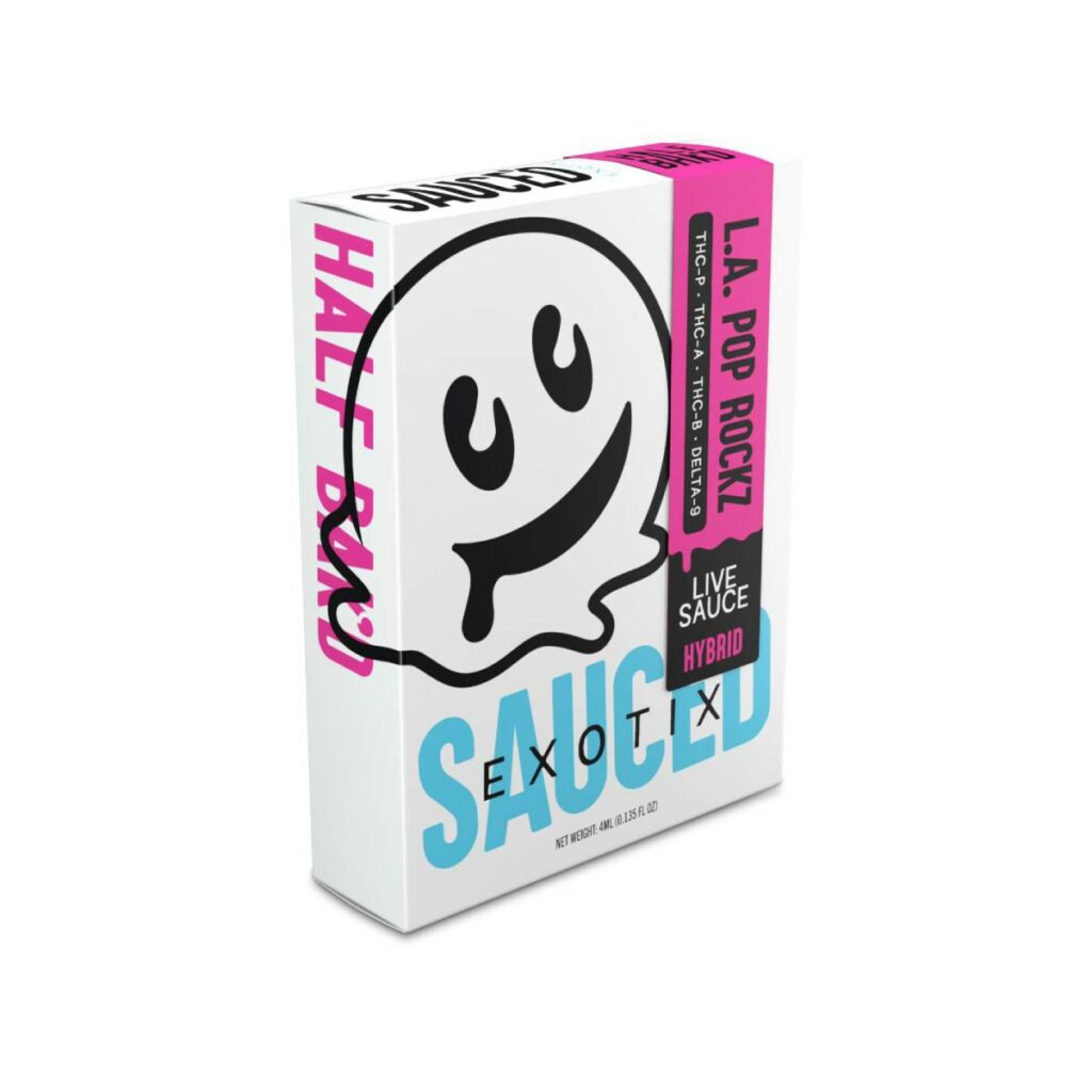 Half Bak’d Sauce’d Exotix Disposables 4g LA Pop Rockz