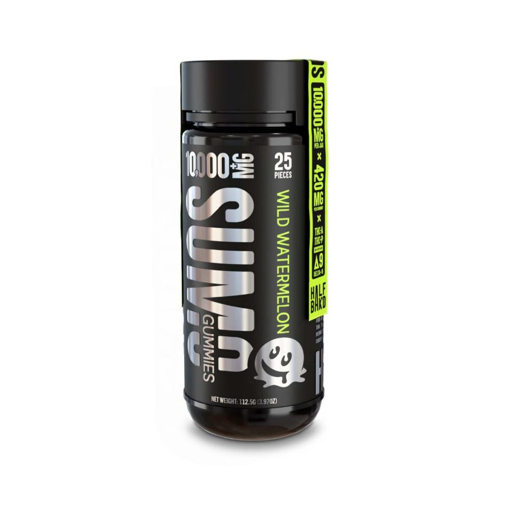 Half Bak’d Sumo Gummies 10000mg 25pc Wild Watermelon