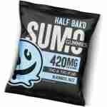 half bakd sumo gummies 420mg 2pcs bluematic razz