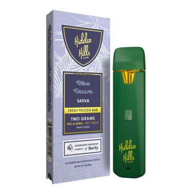 hidden hills club heady blend disposables 2g bloo dream