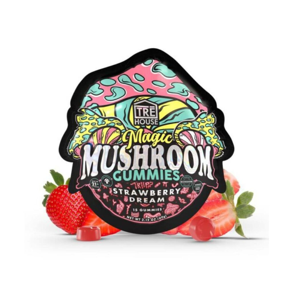 tre house magic mushroom gummies strawberry dream