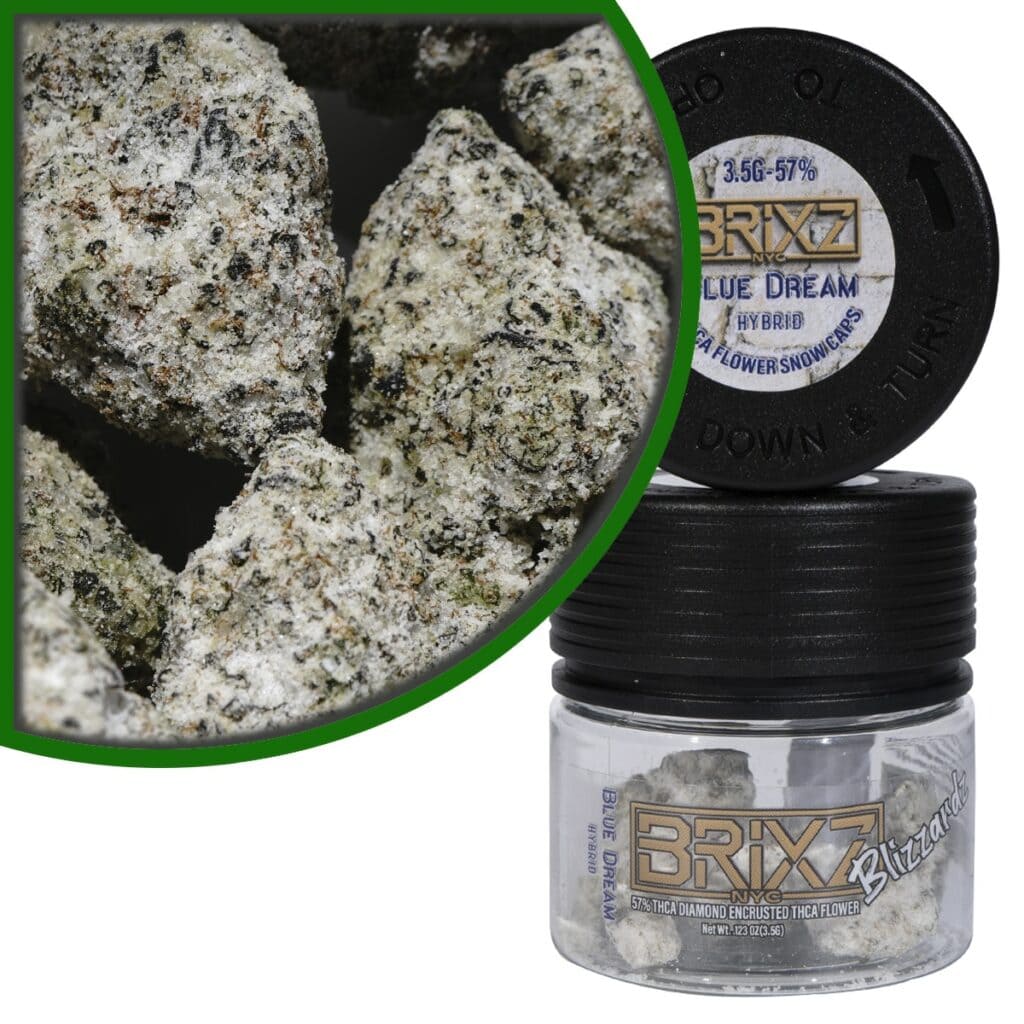 BRIXZ Blizzardz Indoor THCa Flower 3.5g Blue Dream