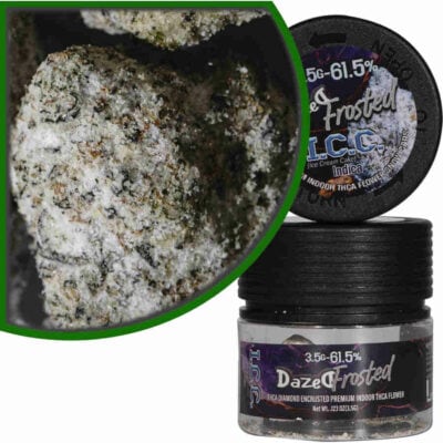 Dazed Frosted THCa Indoor Flower 3.5g I.C.C. - Indica