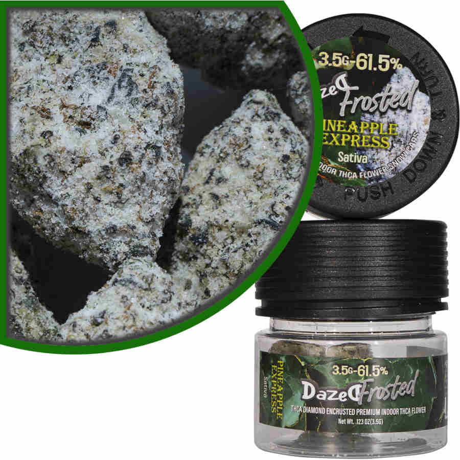 Dazed Frosted Indoor THCa Flower 3.5g | D8 Super Store