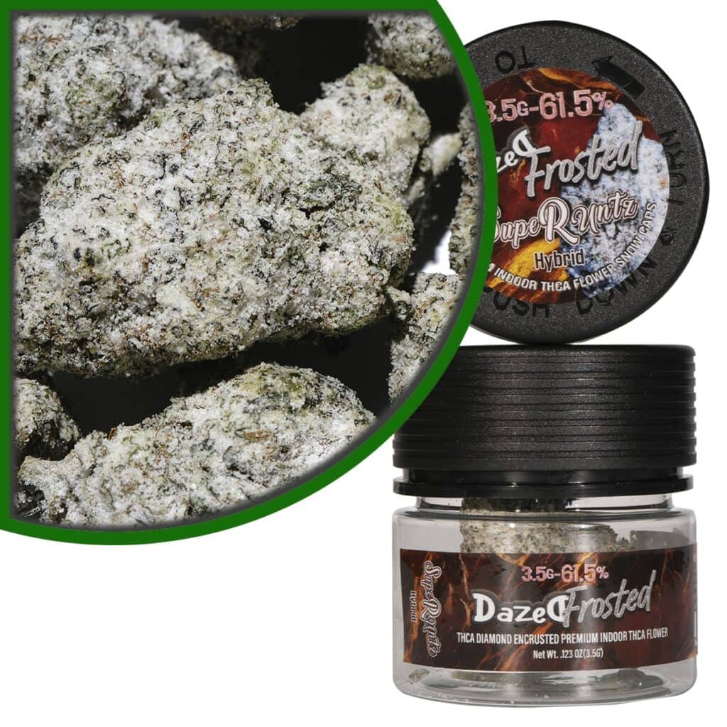 Dazed Frosted Indoor THCa Flower 3.5g SupeR untz