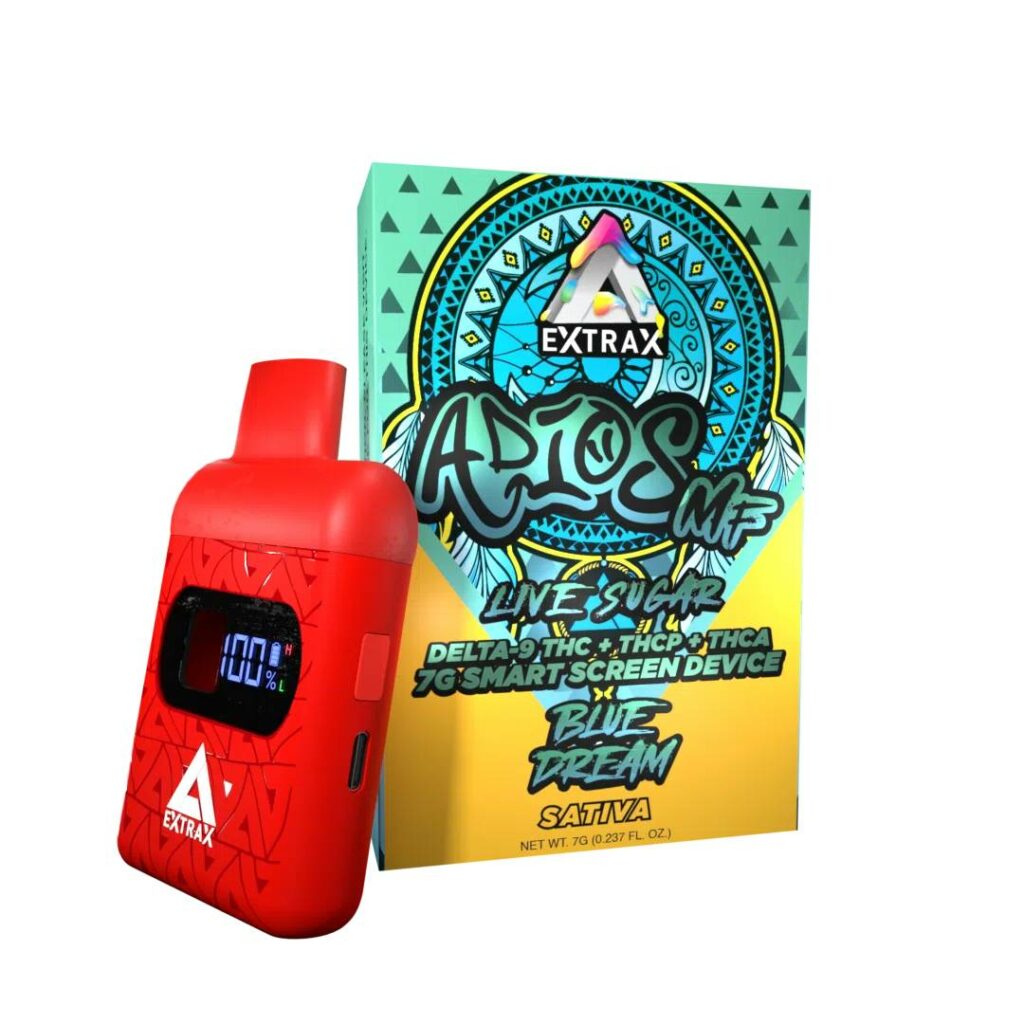 Delta Extrax Adios MF Blend THCa Disposable 7g Blue Dream