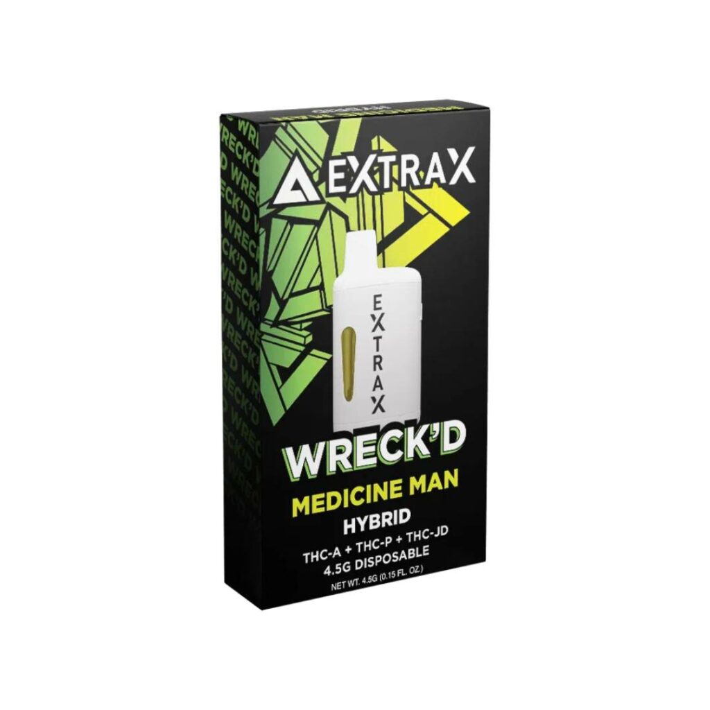 Delta Extrax Wreck’d Collection THCa Disposable 4.5g Medicine Man